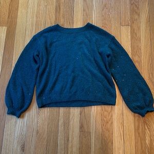Green sparkly sweater!!